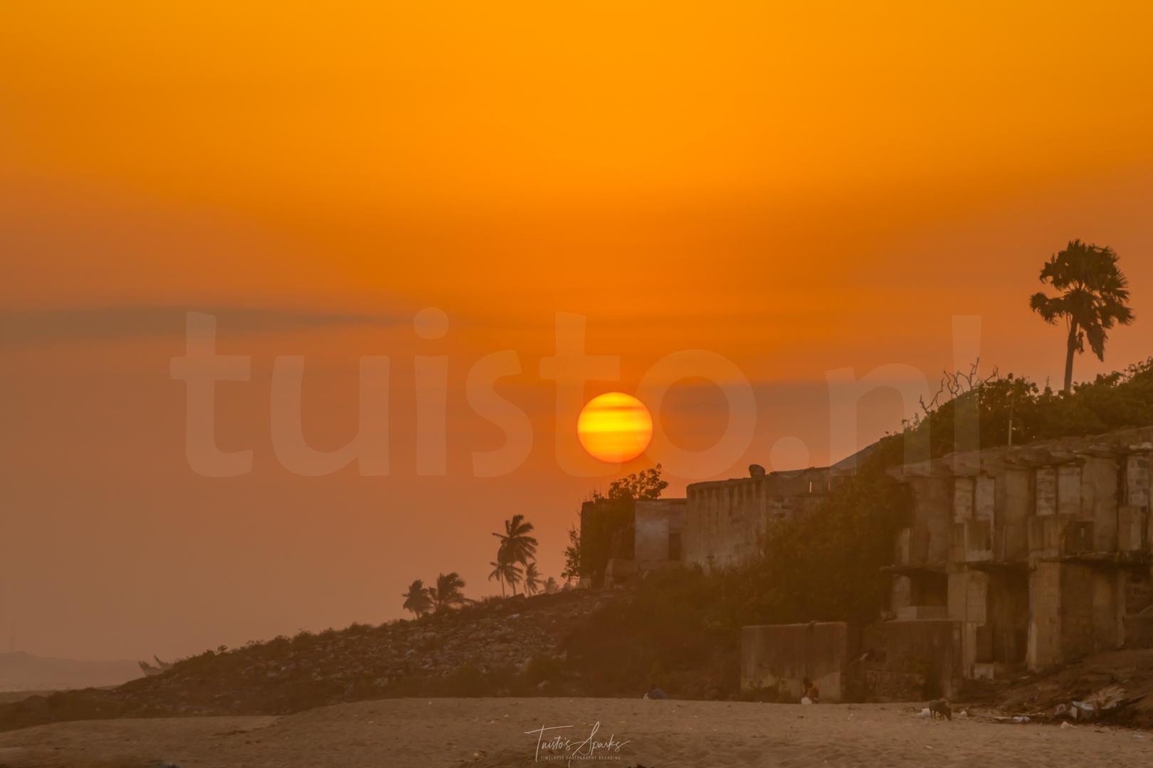 Sunset Cape Coast